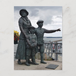 Annie Moore Statue, Cobh, Landkreis Cork, Irland Postkarte