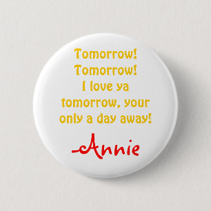 Annie morgen button