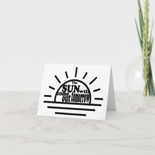 Annie: Morgen Dankeskarte (Vorderseite)