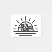 Annie: Morgen wird die Sonne los Post-it Klebezettel (Vorderseite)