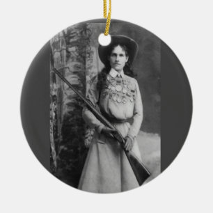 ANNIE OAKLEY CHRISTMAS ORNAMENTS KERAMIK ORNAMENT