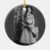 ANNIE OAKLEY CHRISTMAS ORNAMENTS KERAMIK ORNAMENT (Hinten)