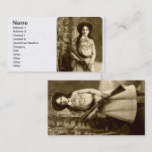 Annie Oakley Classic Visitenkarte (Vorne/Hinten)