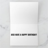 Annie Oakley Funny Cowgirl Geburtstagskarten Karte (Innenseite)