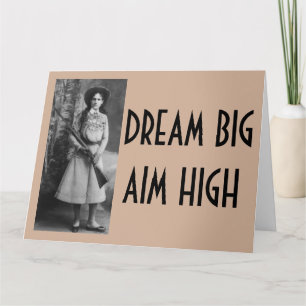 Annie Oakley Funny Cowgirl Geburtstagskarten Karte