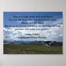 Annie Oakley Inspirational Quote Girl Power