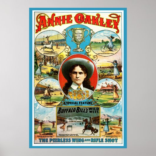 ANNIE OAKLEY - "Little Sure Shot" Poster (Vorne)