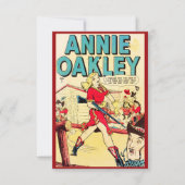 Annie Oakley Note Card Dankeskarte (Vorderseite)