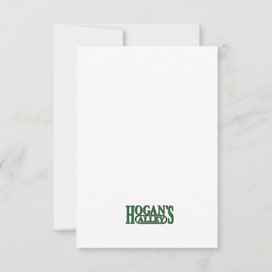 Annie Oakley Note Card Dankeskarte (Rückseite)