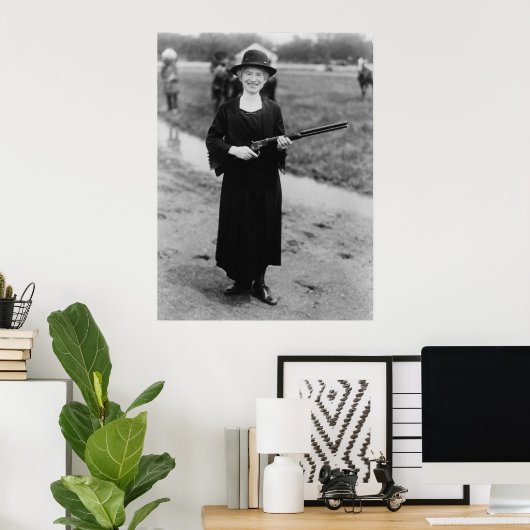 Annie Oakley Portrait Poster (Heimbüro)