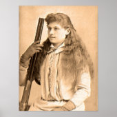 Annie Oakley Portrait Poster (Vorne)