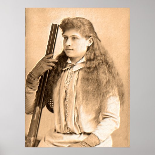 Annie Oakley Portrait Poster (Vorne)