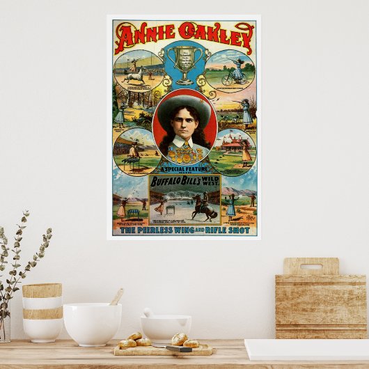 Annie Oakley - Print Poster (Küche)