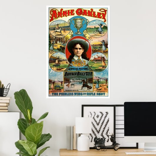Annie Oakley - Print Poster (Heimbüro)