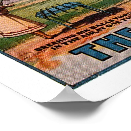 Annie Oakley - Print Poster (Ecke)