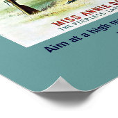 Annie Oakley Quotation Poster (Ecke)