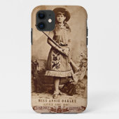 Annie Oakley Sepia Case-Mate iPhone Hülle (Rückseite)