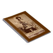Annie Oakley Sepia Notizblock (Rechte Seite)