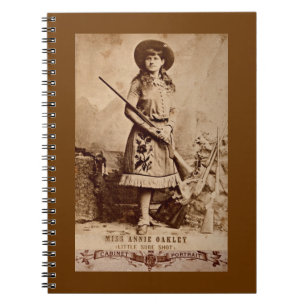 Annie Oakley Sepia Notizblock