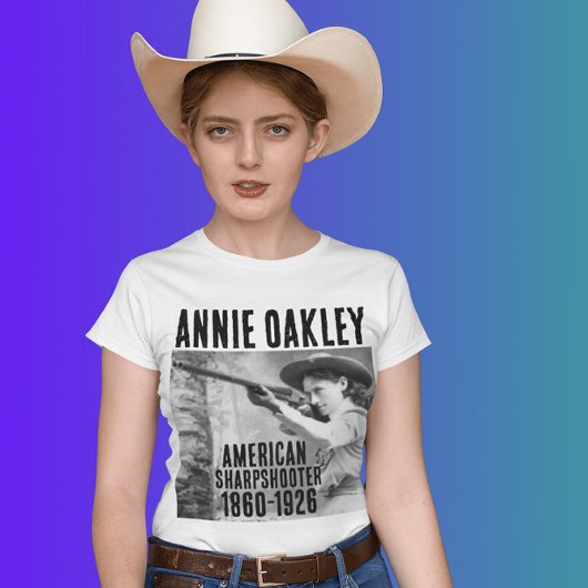 ANNIE OAKLEY SHARPSHOOOTER COWGIRL T - Shirt
