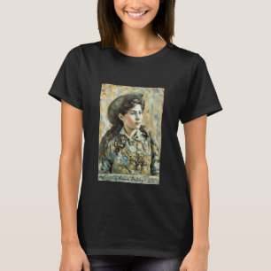 Annie Oakley weibliche Schützin 1800er Cowgirl-Kun T-Shirt