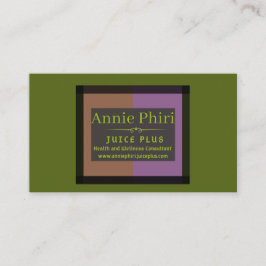 Annie Phiri Business Card Begleitkarte