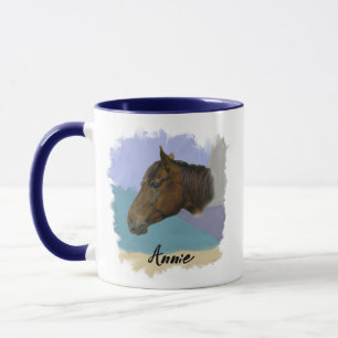 Annie“ – Portrait eines Pferdes - Personalisieren  Tasse