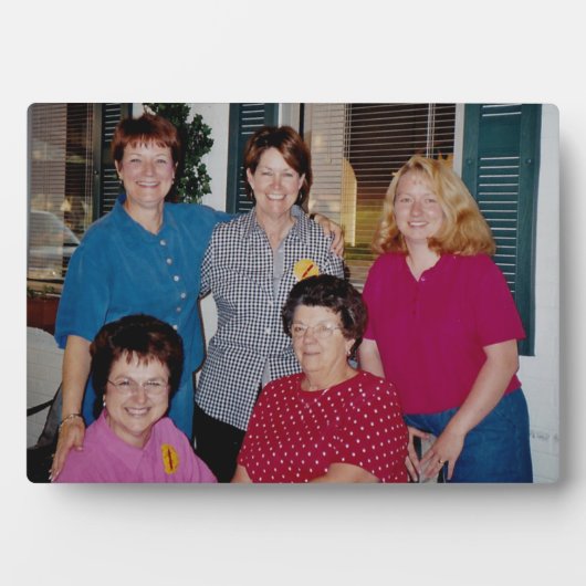 ANNIE SUE MIT SCHULFREUNDEN FOTOPLATTE (Vorderseite)