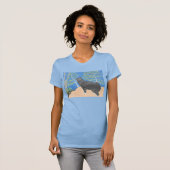Annie The Cat mit Blick auf das Hillside-Shirt T-Shirt (Vorne ganz)