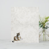 Annie The Cat's Stationery Paper (Stehend Vorderseite)