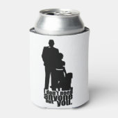 Annie und Daddy Warbucks Dosenkühler (Kanne Vorderseite)