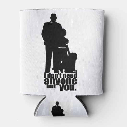 Annie und Daddy Warbucks Dosenkühler (Vorderseite)