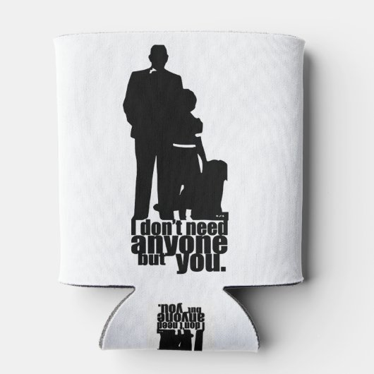 Annie und Daddy Warbucks Dosenkühler (Rückseite)