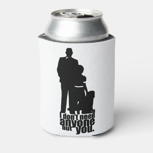 Annie und Daddy Warbucks Dosenkühler (Kanne Rückseite)