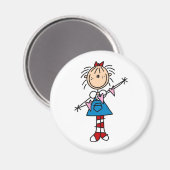 Annie with Hearts Magnet (Vorderseite/Rückseite)