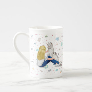 Anniepaddington Knochen-China-Tasse - Kunst durch Porzellantasse