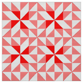 Annie's Choice Block Quilt Muster in Rot Stoff
