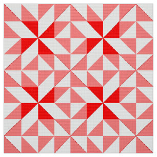 Annie's Choice Block Quilt Muster in Rot Stoff