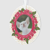 Annie's First Forever Zuhause Weihnachtsschmuck Ornament (Vorderseite)