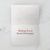 Annie's Gingerbread Cookies ( Cat / Kitten ) Feiertagskarte (Innenseite)