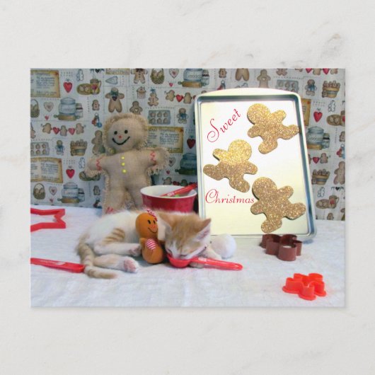 Annie's Gingerbread - Katze / Kätzchen Weihnachten (Vorderseite)