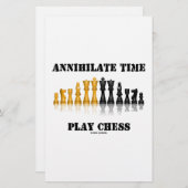 Annihilate Time Play Schach (Reflektives Schach-Se (Vorne/Hinten)