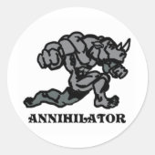 ANNIHILATOR RUNDER AUFKLEBER (Vorderseite)