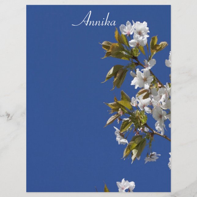 Annika Blossom Letterhead (Vorderseite)