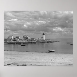 Annisquam Harbor Leuchtturm, 1910. Vintage-Foto Poster