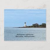 Annisquam Lighthouse Postcard Postkarte (Vorderseite)
