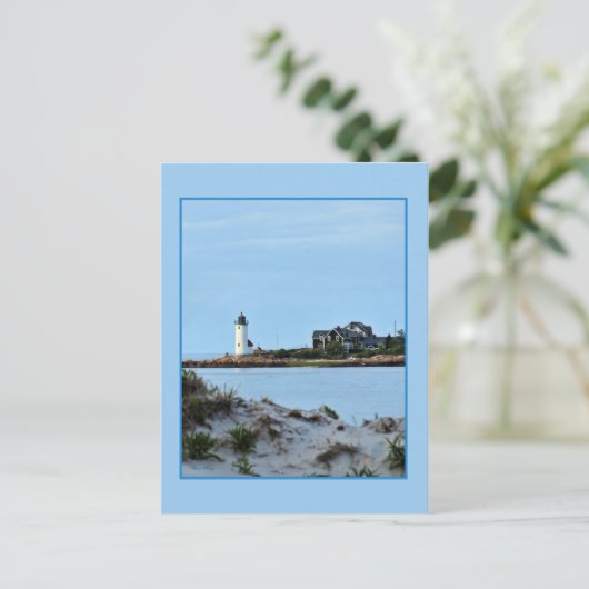 Annisquam Lighthouse Postcard Postkarte (Stehend Vorderseite)