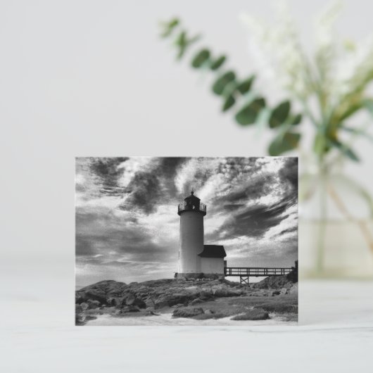 Annisquam Lighthouse-Postcard Postkarte (Stehend Vorderseite)