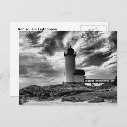 Annisquam Lighthouse-Postcard Postkarte (Vorne/Hinten)