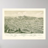 Anniston, AL Panoramic Map - 1888 Poster (Vorne)